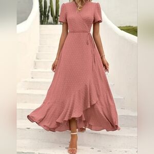 NWT PrettyGarden Purple/ Lavender Wrap Maxi Dress – XL